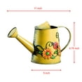 thumbnail image 3 of Westcharm Mother's Day Gift, Decorative Sunflower & Ladybug Metal Watering Can (Vol: 4 Cups), 3 of 8