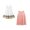 A4 Pink/White, variant on THEE BRON Toddler Girls Spring Summer Short Sleeve Tank Top Play Casual Dresses, 2-Pack