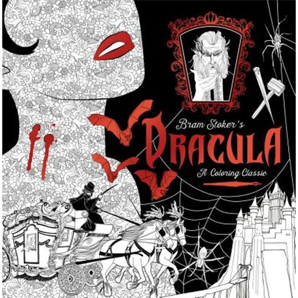 Pre-Owned Dracula: A Coloring Classic (Paperback 9781524701130) by Bram Stoker