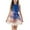 Light Blue, variant on 4th of July Dresses for Girls American Flag Dresses Stars Striped Halter Dress Independence Day Tween Girls Dresses Size 10-12 4th of July Outfits with Pockets