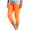 Orange, variant on WIZUTIZ Womens Leggings Capri Thin Relaxed Fitted Button Side Yoga Trousers Stretch Elastic Mid Rise 3/4 Length Trousers Solid Trousers for Teen Girls Gym Clubs Multi-Color