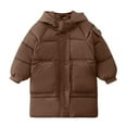 thumbnail image 2 of XQYLOS Girls Heavyweight Windproof Winter Coat Size 10-12 Hooded Puffer Jacket Warm Quilted Insulated Outerwear Trendy Kids Padded Parka, 2 of 9
