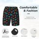 thumbnail image 3 of Fotbe Multicolored Butterflies Traje de Baño para Hombre – Shorts de Natación de Secado Rápido con Forro y Bolsillos-Medium, 3 of 6