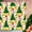 green, variant on Christmas Waterproof Polyester Shower Curtain with 12 hooks,72"x72"