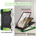 thumbnail image 4 of For Samsung Galaxy Tab A11 Plus 5G 2025/A9 Plus 5G/A9+ 2023 11 Inch with HD Screen Protector & Shoulder Strap,Heavy Duty Military,360°Rotating Stand Case for Kids, 4 of 7