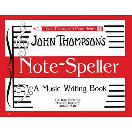 - Note Speller : A Music Writing Book