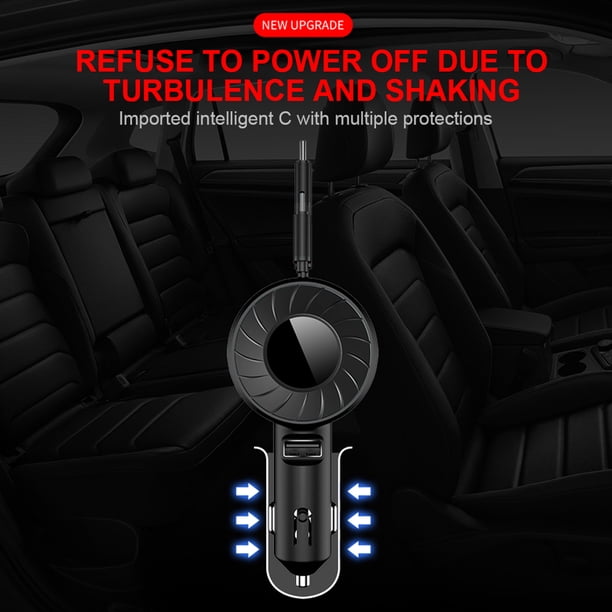 3 en 1 cargador de coche Micro USB cargador de teléfono para coche adaptador de corriente para Samsung iPhone