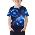thumbnail image 2 of ITSAME T-Shirts for Boys, Loose Fit Breathable Comfortable Round Neck Summer Trendy Casual Pullover Tees Multicolor 12-13T, 2 of 5