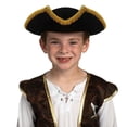 thumbnail image 4 of Hsqqdc Unisex Tricorn Pirate Captain Hat for Men Women, for Themed Party Events, 4 of 7
