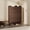 Black Walnut, variant on QinaQin 48-Inch Tall Freestanding Recessed Shoe Cabinet with 2 Flip-Top Drawers and a Hidden Narrow Shoe Rack Storage Unit, Suitable for Entryways and Living Rooms