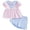A01-Pink, variant on Xyant Toddler Girl Summer Clothes Short Sleeve Dress Tops Shorts Smocked Cute Infant Outfit Sets (Pink,2-3 Years)
