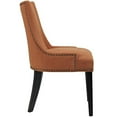 thumbnail image 6 of Modway Marquis Dining Side Chair Fabric Set of 2 in Orange, 6 of 7