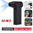thumbnail image 2 of Mini Ventilador Turbo de Chorro, 130.000 RPM, Velocidad del Viento, 52 M/S, Motor Sin Escobillas, Ventilador de Conducto Portátil, Soplador Ciclónico Turbo Eléctrico., 2 of 5