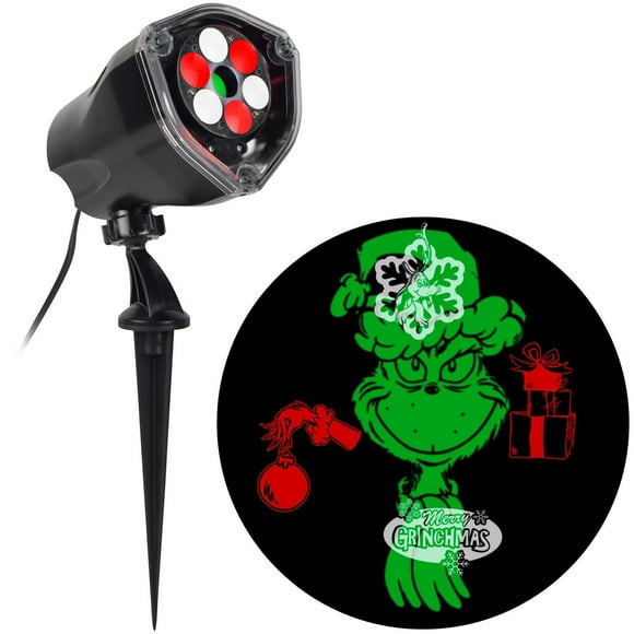 Lightshow Projection Plus-Whirl-a-Motion+Static-Grinch-Dr. Seuss (WGR) (WMCA)