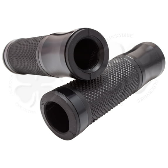 Motorcycle Hand Grips Open End 7/8 Inch Handlebars GSXR CBR RR Ninja ZX R1 R6