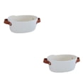 thumbnail image 3 of Yuarrent Cesta de almacenamiento nórdica, contenedor tejido, cestas para aperitivos, cesto de cosméticos, armario plegable, organizador de Leche blanca L 2piezas, 3 of 6