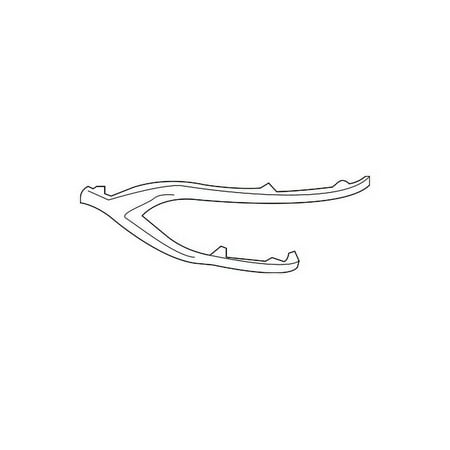 Genuine OE Mitsubishi Side Molding - 6402A391 Fits select: 2017-2018,2020 MITSUBISHI MIRAGE ES