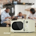 thumbnail image 2 of Galanz 0.7 Cu ft Retro Countertop Microwave Oven, 700 Watts, Cream, New, 2 of 9