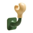 thumbnail image 2 of Boxing Glove Wall Hooks Set of 2 | Removable Adhesive Plastic Coat & Towel Hooks | Decorative Punch Design in Green, Orange, White, Blue | No-Drill, Durable Mini Storage Organizer | 10x6x4.5cm, 2 of 6