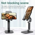 thumbnail image 4 of Adjustable Foldable Tablet Desktop Stand Cell Phone Holder Mount for 4-12.9inch Phone and Tablet, iPhone, Samsung, iPad, 4 of 13