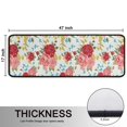 thumbnail image 5 of Kitchen Rugs Sets Of 2,Pioneer Flower Floral Print Pattern Anti Fatigue Kitchen Mat Rugs Non Slip Washable,Decorative Kitchen Floor Mats for Kitchen,Sink,Laundry,17"x47"+17"x47", 5 of 5