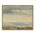 thumbnail image 4 of Drsoum Vintage Coastal Clouds Wall Art 11x14in Natural Framed Prints Classic Retro Farmhouse Rustic Seascape Decorations for Home Office Bedroom, 4 of 6