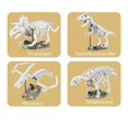 thumbnail image 3 of Kid Dinosaur Toy Block Jurassic Park Luminous Skeleton Model Kit Jurassic World Mini Particle Lepin Brick Christmas Gift Dinosaur Toy For Boy Dinosaur Build Block, 3 of 7