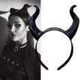 thumbnail image 2 of Diadema De Cuerno De Halloween, Banda Para El Pelo De Toro De Buey Para Fiesta, Utilería Para Fotos De Festival, Tocado De Animal, Mascarada Kearding HA038704-00, 2 of 6
