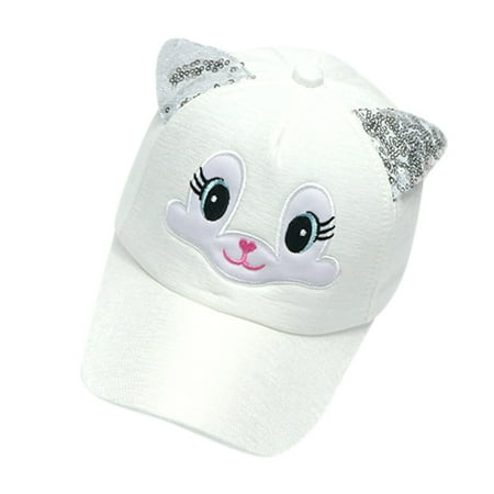 

Relanfenk Baby Hats Boy Girls Soft Bunny Cartoon Sun Eaves Baseball Cap Sun Beret Hat