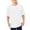 00-White36, variant on Boys Short Sleeve Rash Guard Solid Color UPF 50+ Swim Shirt Swimwear, Sizes 3-14