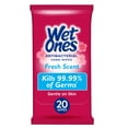 thumbnail image 2 of Wet Ones Antibacterial Hand Wipes, Fresh Scent, Travel Pack, Hypoallergenic - 20 Ct (2 pack), 2 of 6