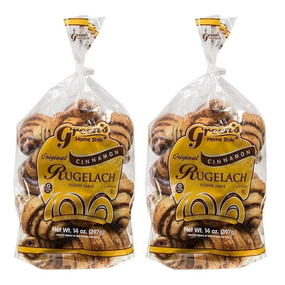 Green's Bakery Cinnamon Rugelach Croissant, 2 Pack 14 oz.