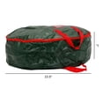 thumbnail image 2 of Unique Bargains 1 Pack Clothes Storage Bags Moving Bags Green 23.5*7in, 2 of 7