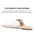 thumbnail image 4 of Journee Collection Womens Jeysha Tru Comfort Foam Slip On Slide Flat Sandals, 4 of 6