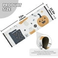 thumbnail image 5 of Yayeee Hallway Runner Rug 2'x6' Non Slip Machine Washable with Rubber Backing, White Halloween Pattern, 5 of 8