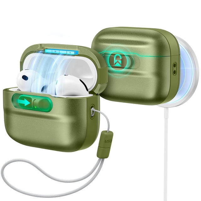 Funda ESR para AirPods Pro 3 2025 con MagSafe y cierre magnético
