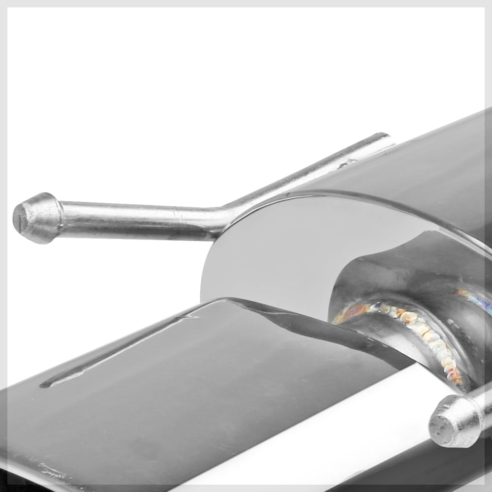 DNA Motoring  For 07-11 Toyota Camry l4 XV40 5.5" Oval Muffler Tip Axle Back Exhaust System