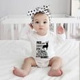 thumbnail image 2 of Pack My Diapers I'm Going HUNTING With Daddy Gender Neutral Onsies Long Sleeve Baby Girl Homecoming Outfit Newborn White Fun, 2 of 5