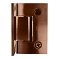 thumbnail image 4 of CRL GEN037ABC0 Antique Brushed Copper Geneva 037 Series Wall Mount Full Back Plate Standard Hinge, 4 of 8