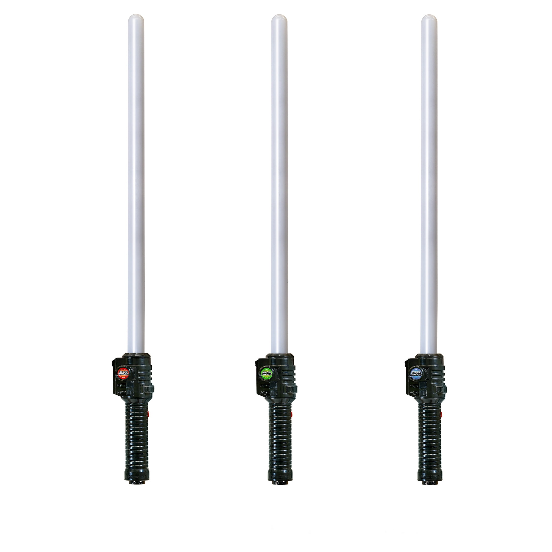 (2 pack) Space Sword with Active LED Lights and Action Sounds for Costume Roleplay, Suitable for Kids Ages 5+
