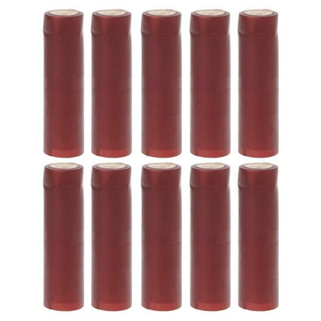 100x Heat Shrink Capsules Covers for Bottles 30mm Burgundy