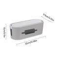 thumbnail image 2 of AURARMLET 1Ud Caja Organizadora De Cables De Plástico Resistente Para Orden En El Escritorio, 2 of 8