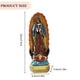 thumbnail image 2 of Resina Mexicana Virgen María Estatua Artesanía Mexicana Virgen Estatuilla para Dormitorio, 2 of 9