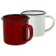 thumbnail image 5 of 2 tazas retro para beber agua, tazas de café esmaltadas retro, tazas de café esmaltadas portátiles, taza de agua esmaltada para el hogar, 5 of 8
