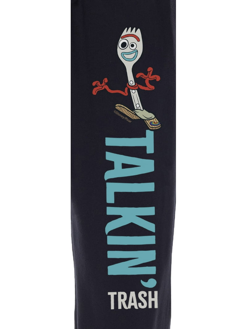 Disney Mens' Toy Story Movie Forky Talkin' Trash Sleep Pajama