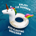 thumbnail image 4 of Vicer Inflatable Rideable Unicorn Pool Floats, 36", 4 of 5