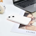 thumbnail image 5 of Silicone Case for iPhone 14 Plus 6.7 Inches, Fine Hole Scratch Proof, Shock Proof Fingerprint All-Round Protection Mobile Phone Case(White), 5 of 12