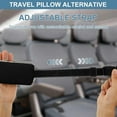 thumbnail image 4 of 2 piezas de almohada de cuello soporte para la cabeza para asientos de automóvil, dormir, almohada portátil de soporte para el cuello de avión, Negro, 4 of 8
