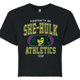 thumbnail image 3 of Marvel She Hulk - Athletics - Juniors Cropped Graphic T-Shirt, 3 of 5