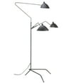 thumbnail image 3 of Bethel International Floor Lamp Black Metal & Aluminum, 3 of 4
